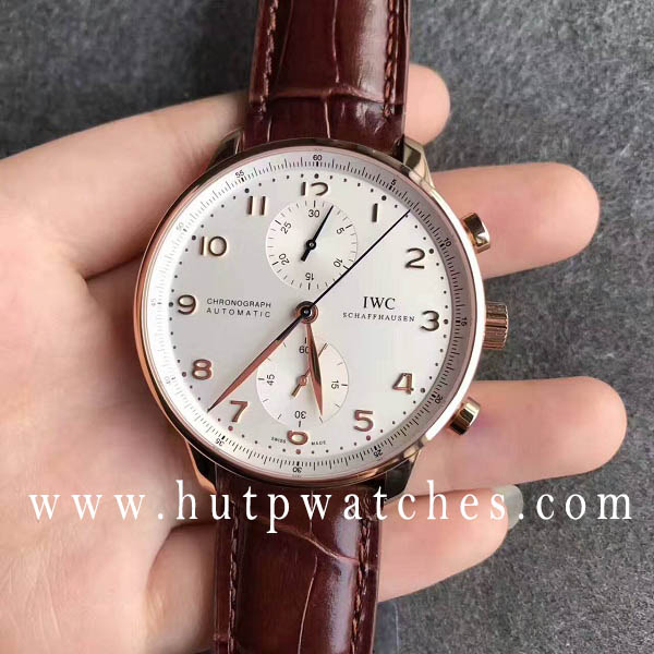 Rose Gold IWC Portuguese Tourbillon Replica